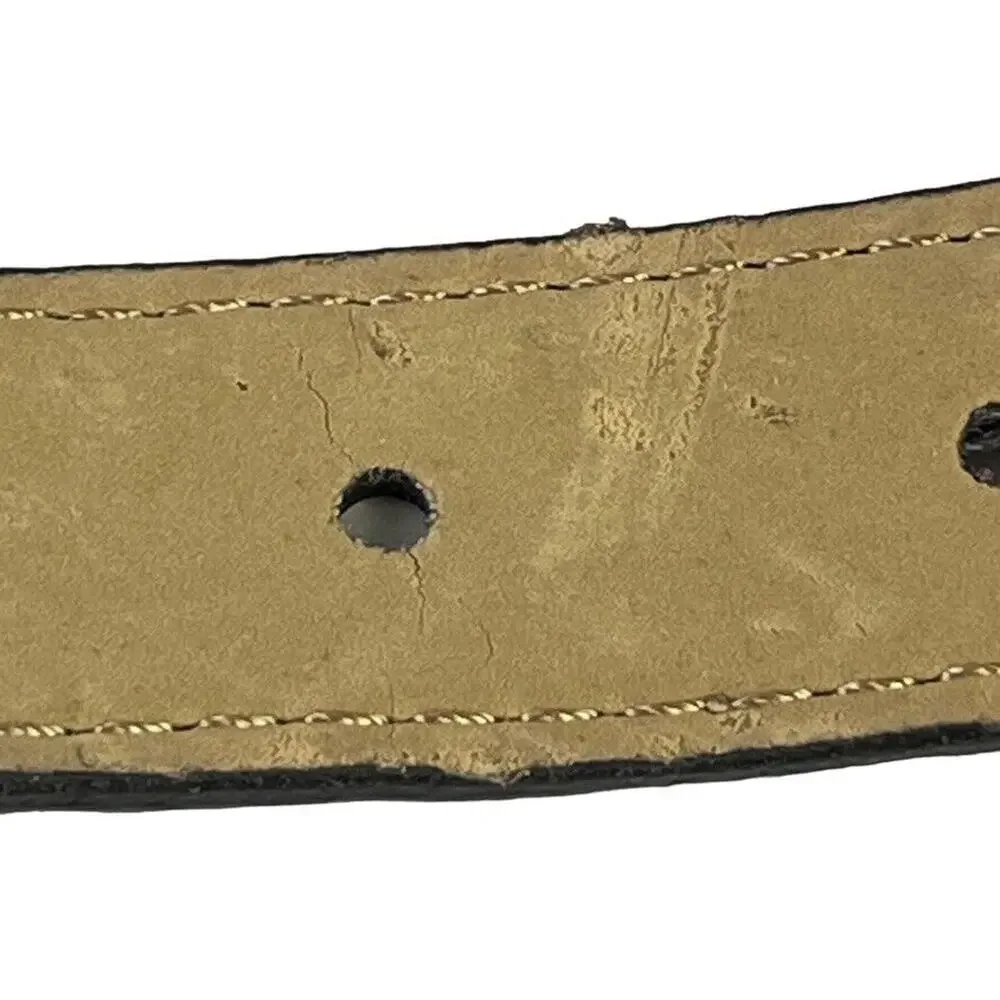 Rolfs Full Grain Leather Embroidered Red Green Navy Brown 1